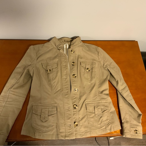 Beige Jessica Coat - Size 10 - Picture 2 of 3